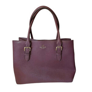 Kate Spade New York Cove Street Airel Shoulder Bag Mahogany Plum Large Tote